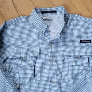 Columbia pfg fishing shirt